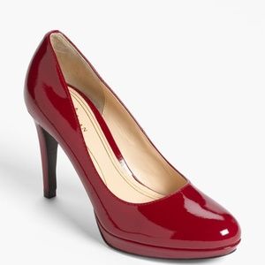 Cole Haan Red Patent Chelsea Pump